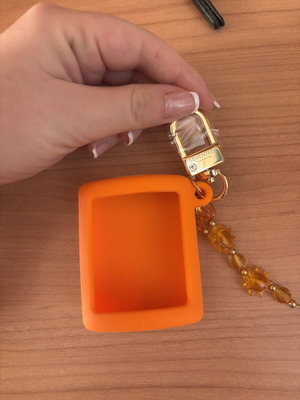 Seventeen keychain case for perfume or sunscreen