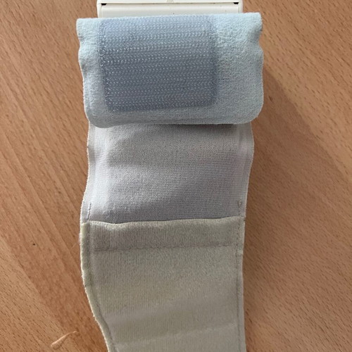 Omron digital wrist blood pressure monitor used
