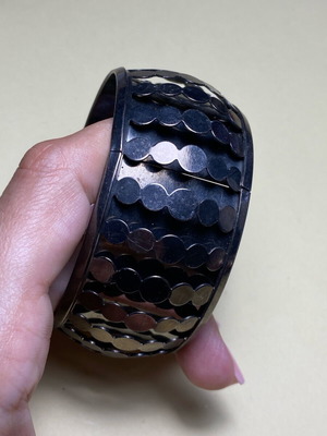 Metal bracelet black used