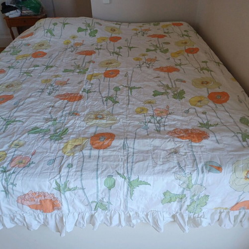 Summer double quilt like new, cotton