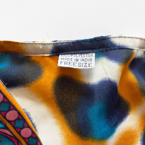 Kaftan boho with pink sharks like new
