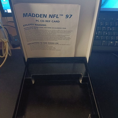 Madden NFL 97 Big Box used, PC case only