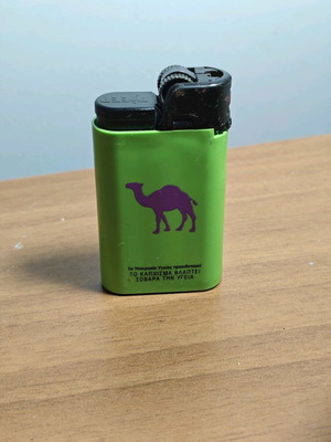 Camel рекламна запалка употребявана, работеща, колекционерска
