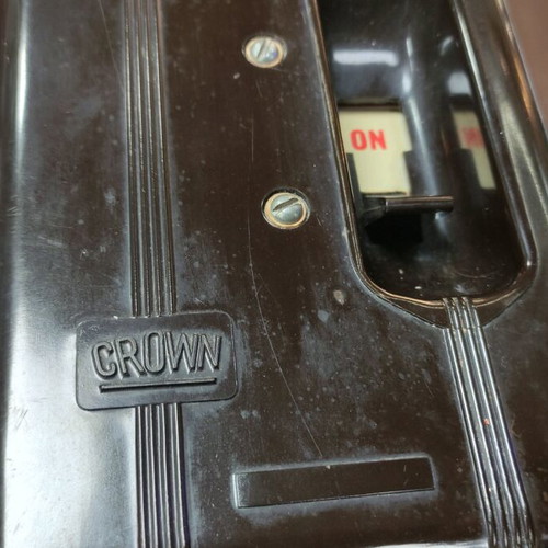 Vintage on off switch like new, bakelite 24x16 cm