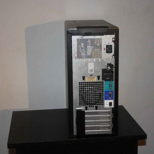Dell PowerEdge T110 server used with Intel Xeon X3430, 6GB RAM, SSD and HDD