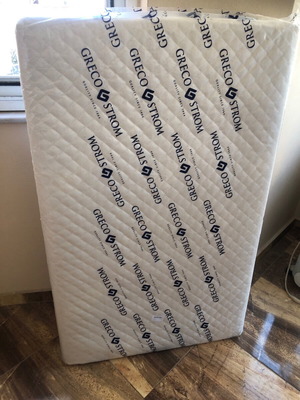 Greco Strom Ekati baby mattress new 80x130 cm cotton jacquard