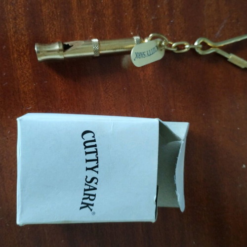Cutty Sark Keychain Whistle New