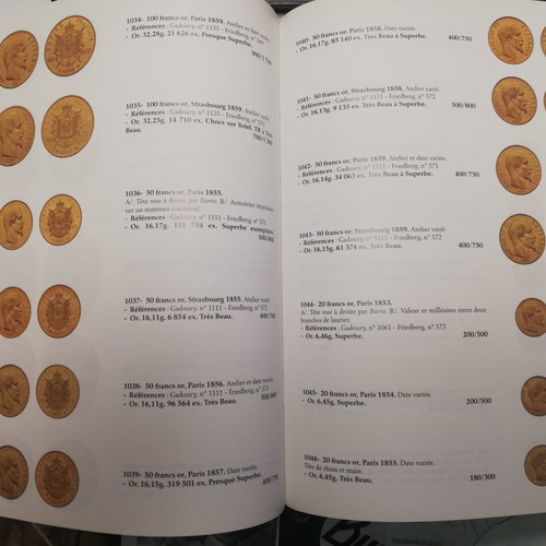 Coin auction catalogs like new, set of 2
