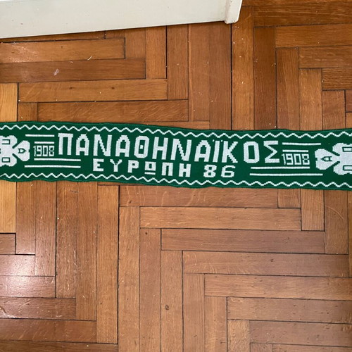 Panathinaikos Europe 1986 scarf used