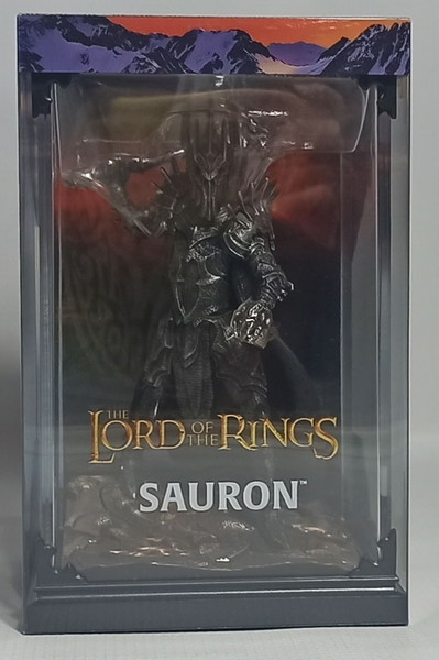THE NOBLE COLLECTION LORD OF THE RINGS LOTR LORD SAURON 7'' STATUE ACRYLIC CASE