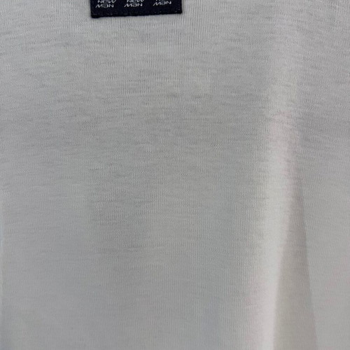 New Man white shirt with zipper, like new, size L