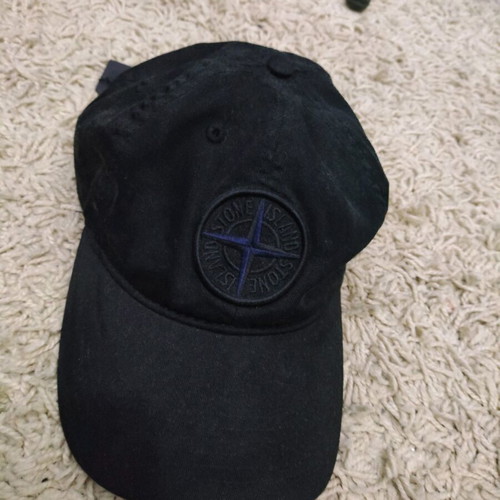 Stone Island cap new, black, one size