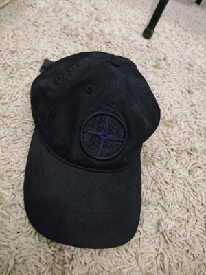 Stone Island cap new, black, one size