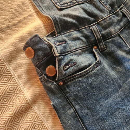 H&M denim overalls used, blue, size XS 34