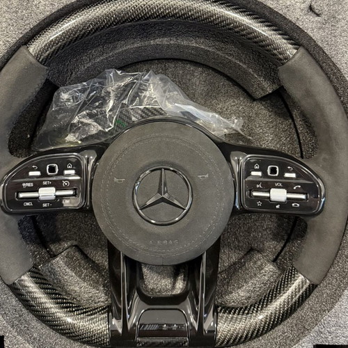Mercedes Benz AMG Carbon Alcantara steering wheel