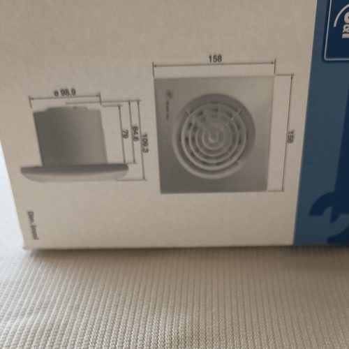 Silent 100 CZ bathroom extractor fan, new