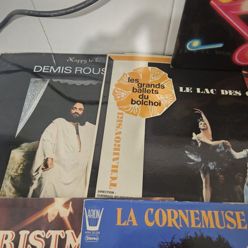 Vinyl records used, set of 7 in excellent condition