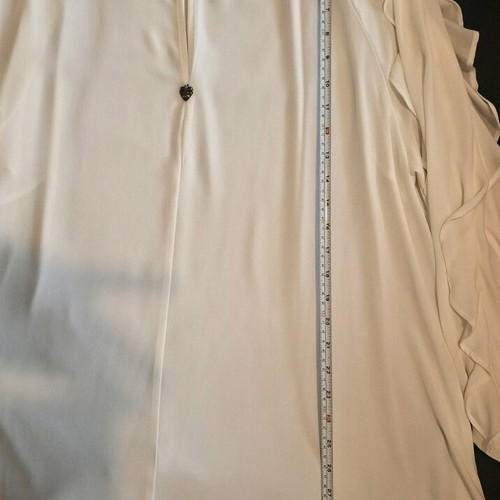 Mat Fashion medium blouse airy, new, ecru