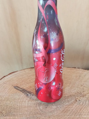 Μπουκάλι Coca-Cola αλουμινίου μεταχειρισμένο, Χριστουγεννιάτικη προωθητική 2008