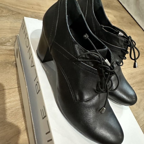 Esthissis leather shoes black size 38