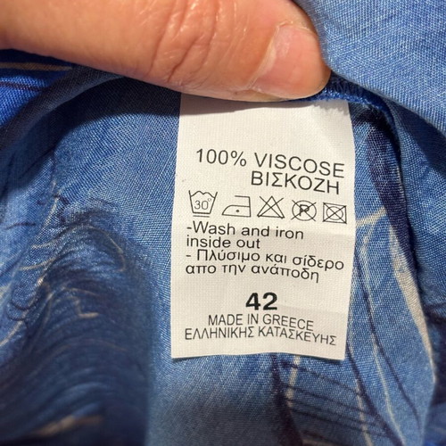 Blue airy blouse like new, size XL