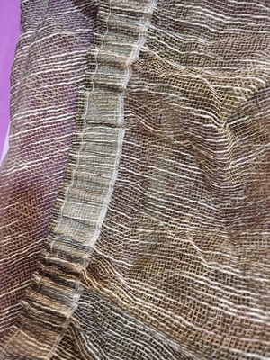 Curtain used, width 2.95m length 2.78m