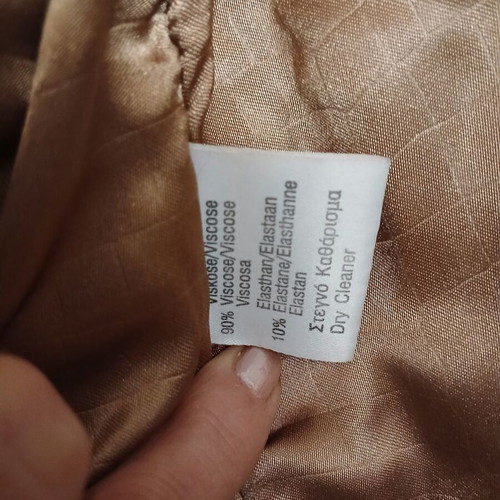 Leather women's jacket used size S brown TIMBER LEATHER