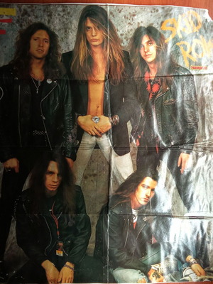 Skid Row poster collectible used from 1980s 1990s