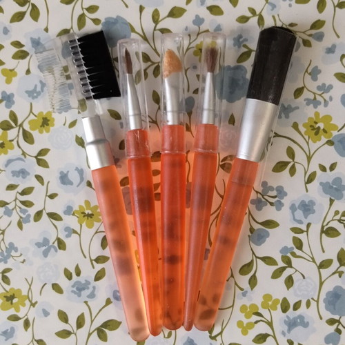 Mini makeup brush set with Rival Rouge gift