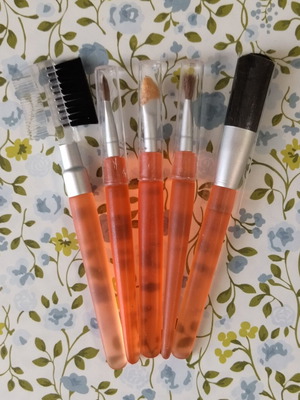 Mini makeup brush set with Rival Rouge gift