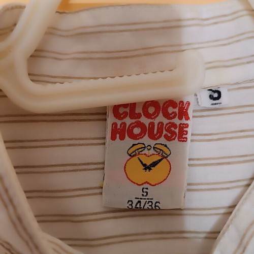 Vintage Clock House men's shirt Small striped used
