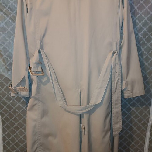 Double women's trench coat used, beige, size Medium