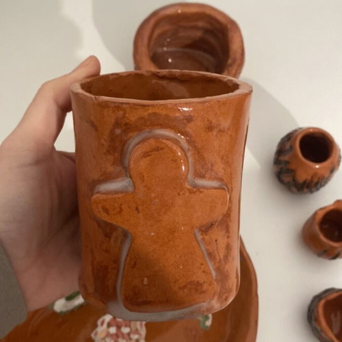 Ceramics new, pack of 6, handmade with imperfections
