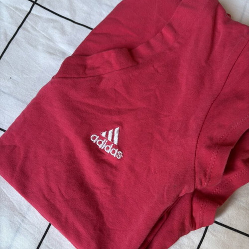 Adidas κόκκινη αθλητική μπλούζα σαν καινούργια, μέγεθος S