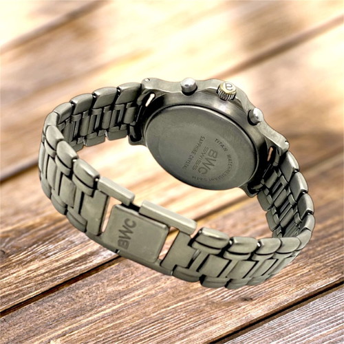 BWC Rhodos chronograph automatic titanium used