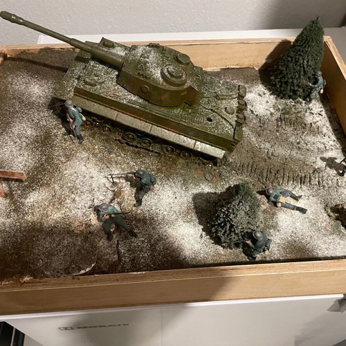 World War II diorama new, 1:35 scale