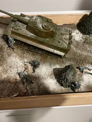 World War II diorama new, 1:35 scale