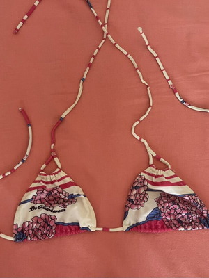 Bikini top Dolce & Gabbana beachwear used, floral multicolor, size M