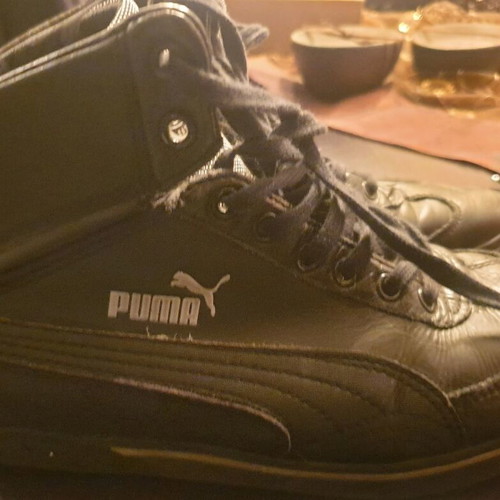 Puma athletic shoes used, size 40, black