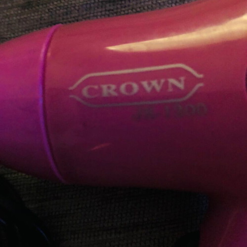 Crown travel hair dryer like new 1200 w