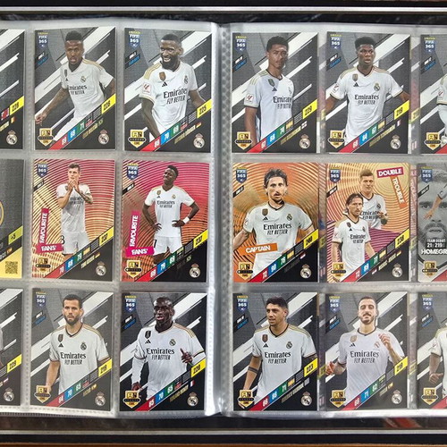 Panini Adrenalyn XL FIFA 365 2024 album with 218 cards
