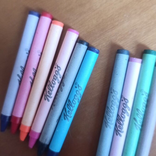 Kellogg's Promotional Crayons Set of 10 like new