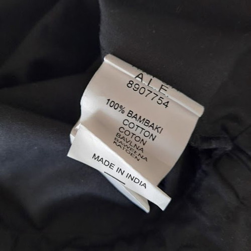A.L.E. asymmetrical black blouse size M like new