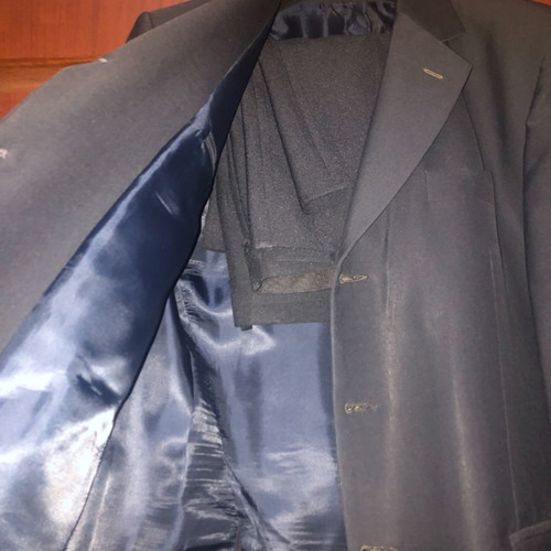 Jacket and trousers used, black, Baron, size L