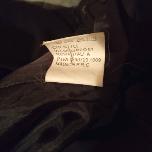 Black jacket with hood used, size S