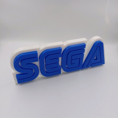 Sega Logo new, 20cm retro gaming decor