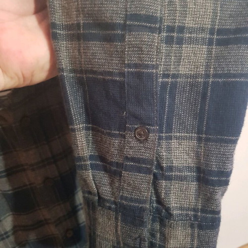 H&M Grey Checked Shirt Size S Like New