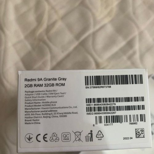 Xiaomi Redmi 9A used, blue, 32GB, Dual SIM, Android