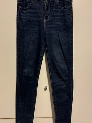 American Eagle Curvy Super Hi-Rise Jegging, σκούρο μπλε, μέγεθος US 4