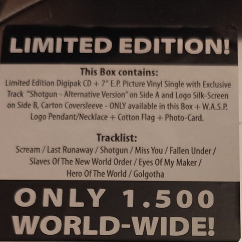 W.A.S.P. – Golgotha (Limited Deluxe Box Set – Mailorder Exclusive, 2015)